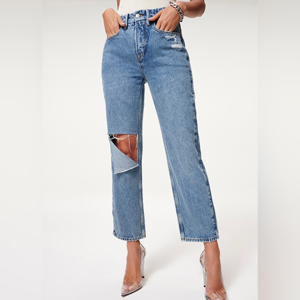 Good American good heritage blue jeans size 6 size 28 NWT